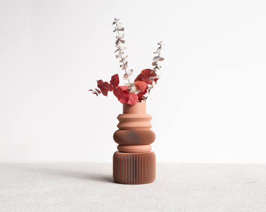 Vase modulaire Nu - Terracotta