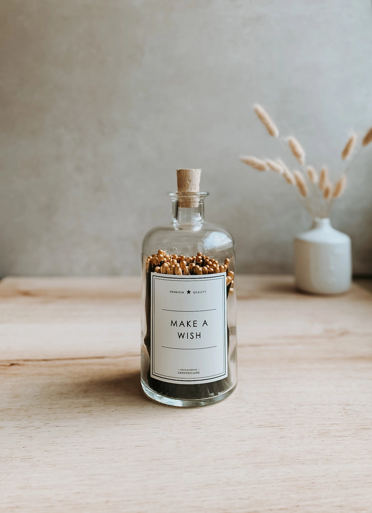 Bouteilles d'allumettes