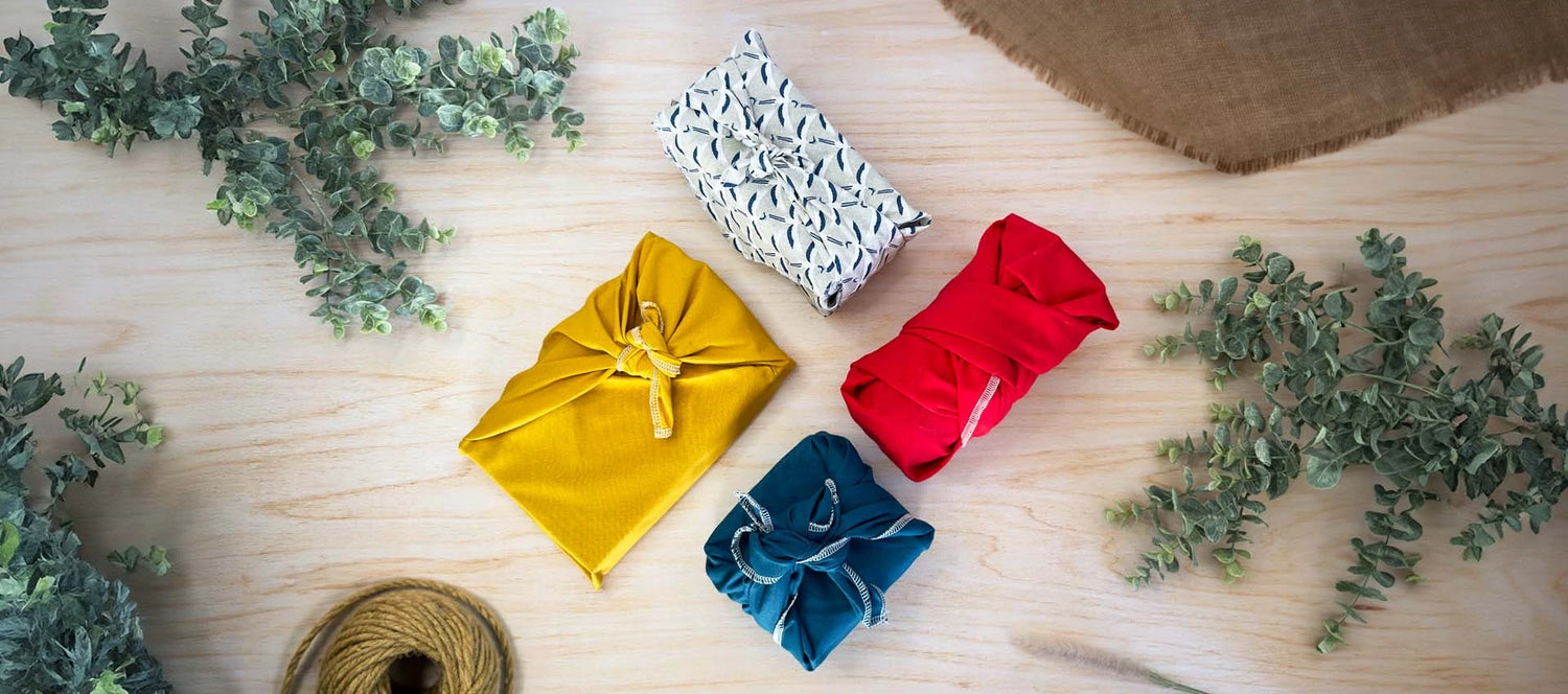 Furoshiki - Emballage cadeau réutilisable en tissu