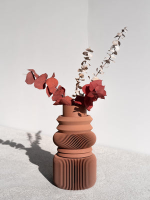 Vase modulaire Nu - Terracotta
