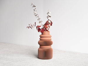 Vase modulaire Nu - Terracotta