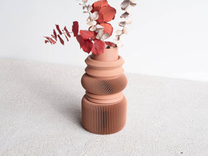 Vase modulaire Nu - Terracotta