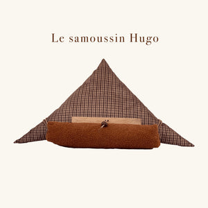 Coussin porte-livre -  Samoussin by Aricomagic - Hugo