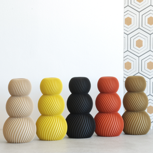 Vase Twist - Crème bouleau