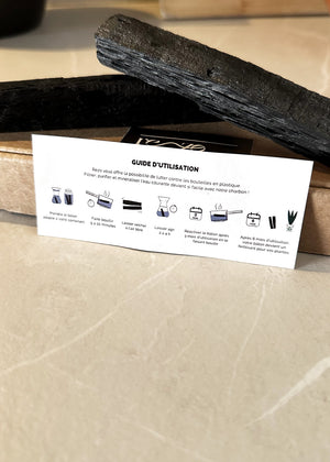 Lot de 2 bâtons de charbon actif pour filtrer l'eau