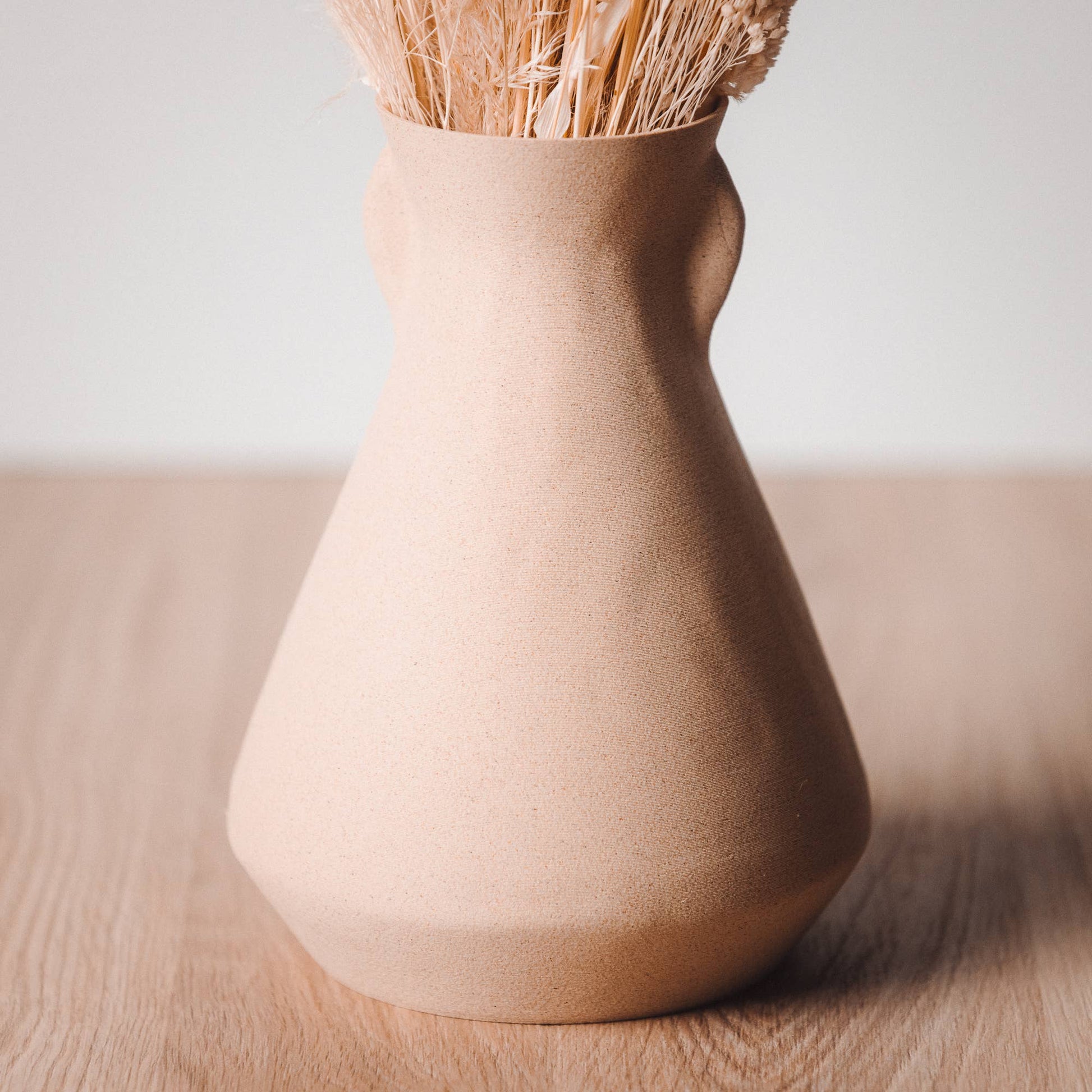 Vase pour fleurs séchées - Sculpt (crème bouleau)