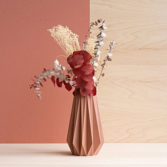 Vase Origami - Terracotta