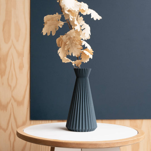 Vase pour fleurs séchées - Ishi (bleu)