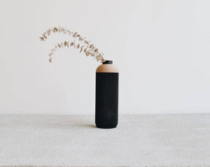 Vase Onde - Noir