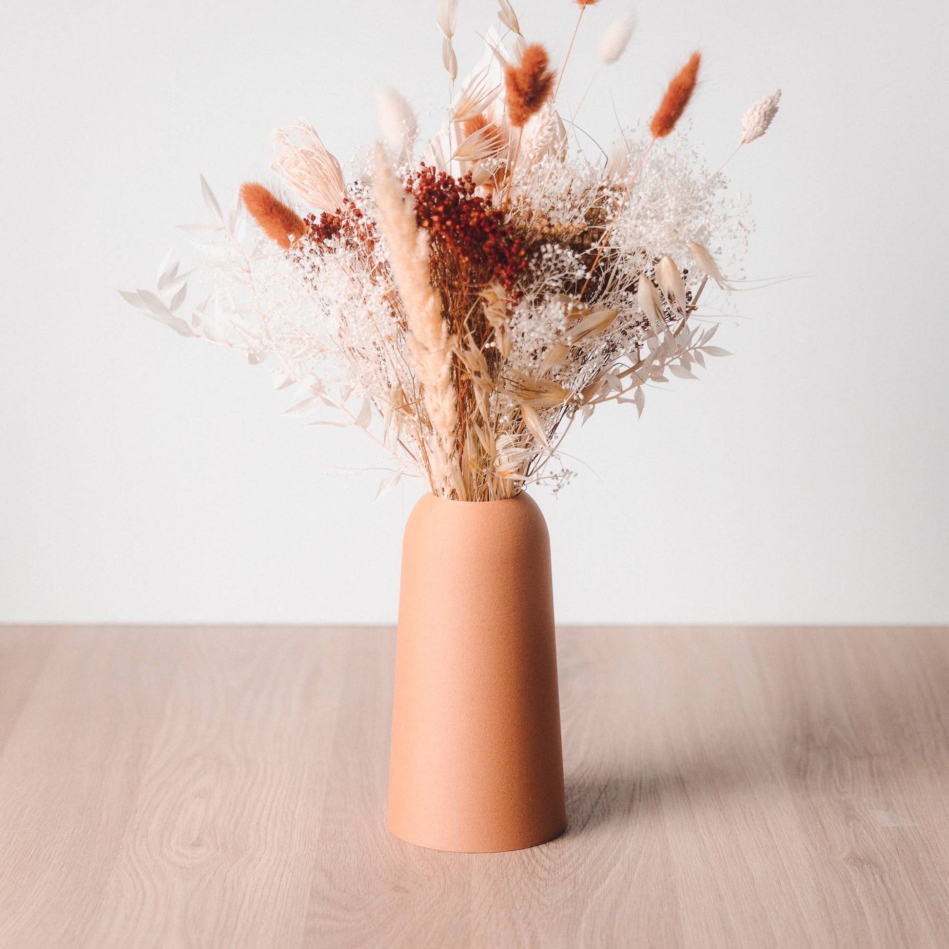 Vase pour fleurs séchées - Pure (orange terracotta cèdre)