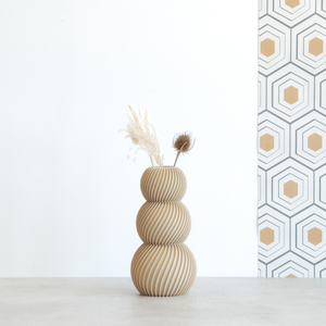 Vase Twist - Crème bouleau